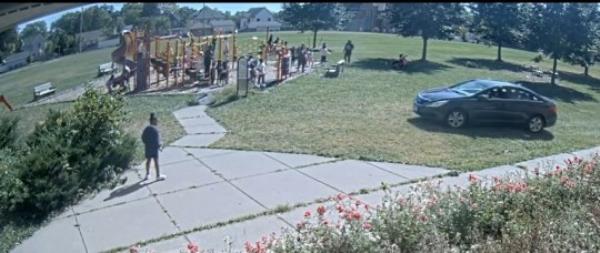 Grabs Minneapolis Police video via YouTube A stolen vehicle is driven through a playground at a school in Minneapolis - No one was injured. News | 13926153 Moment ten-year-old boy chaotically drives through Seattle playground in stolen car