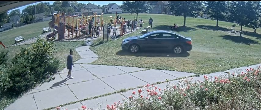 Grabs Minneapolis Police video via YouTube A stolen vehicle is driven through a playground at a school in Minneapolis - No one was injured. News | 13926153 Moment ten-year-old boy chaotically drives through Seattle playground in stolen car