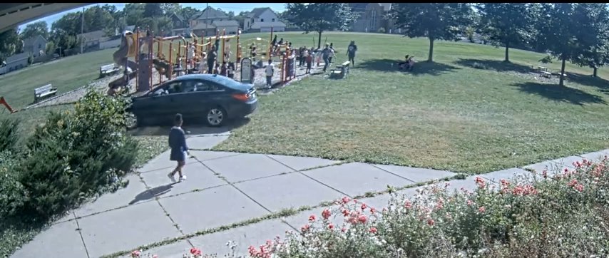 Grabs Minneapolis Police video via YouTube A stolen vehicle is driven through a playground at a school in Minneapolis - No one was injured. News | 13926153 Moment ten-year-old boy chaotically drives through Seattle playground in stolen car